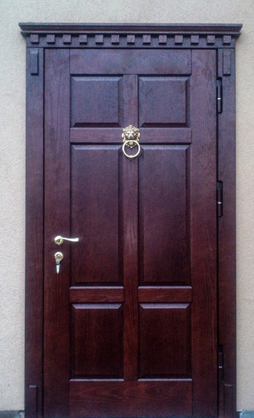 Входная дверь с филенчатым МДФ