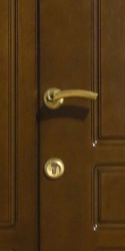Ручка дверь тамбурная шпон