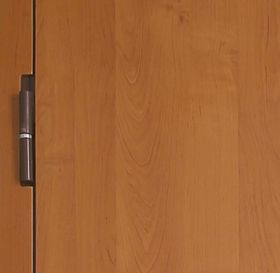 Пример петлей на двери с ламинатом