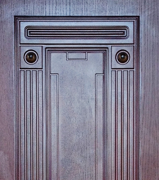 Рисунок на двери верх