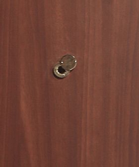 Дверной глазок двери МДФ шпон
