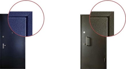 Пример установки двери с наличником