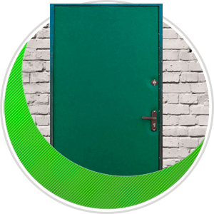 Зеленые двери